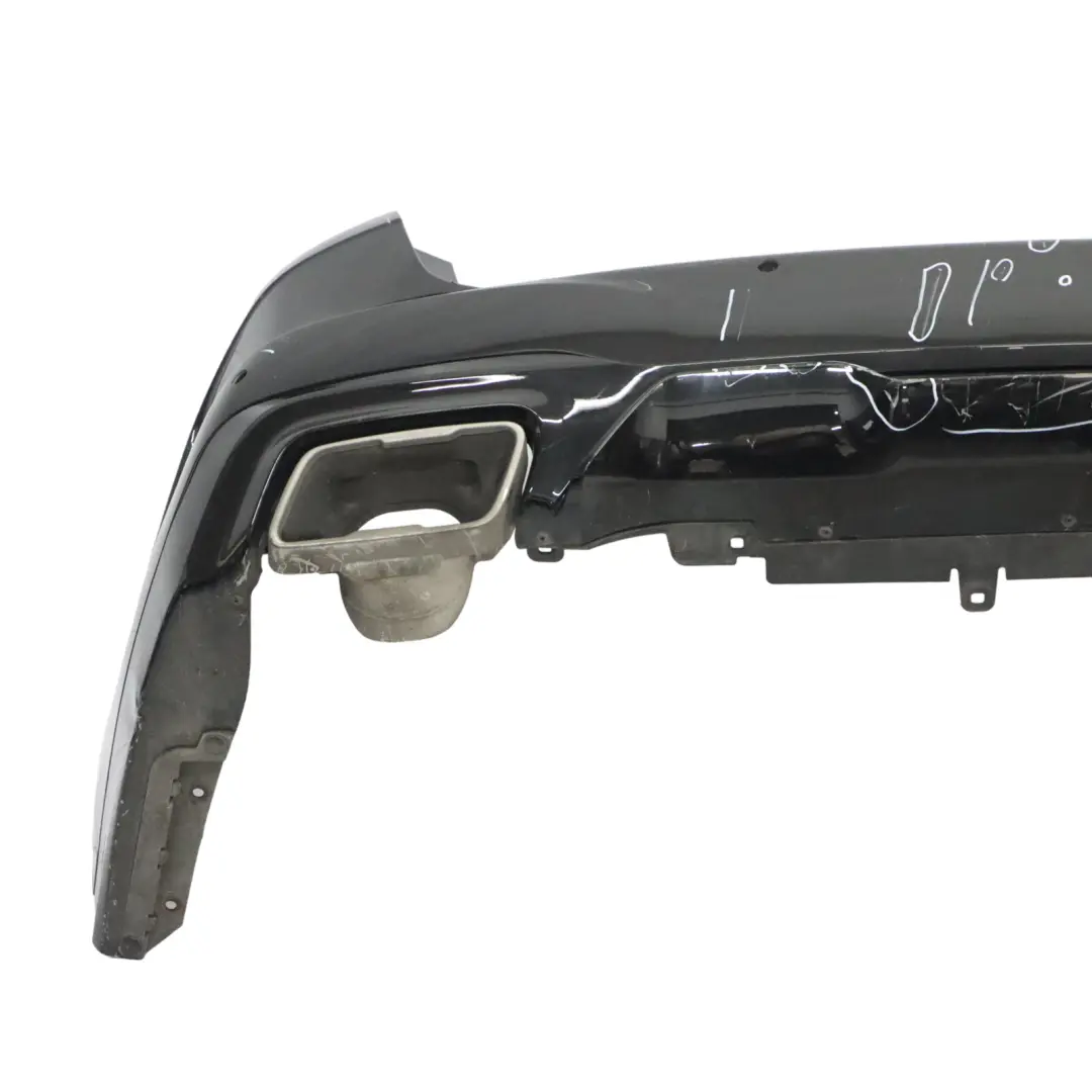 Bumper Rear Trim Panelling M Sport PDC Black Sapphire Metallic - 475 to BMW F44 with Part number 8080943 BMW F44 Bumper Rear Trim Panelling M Sport PDC Black Sapphire Metallic - 475 - SKU 8080943-BS - Part number 8080943