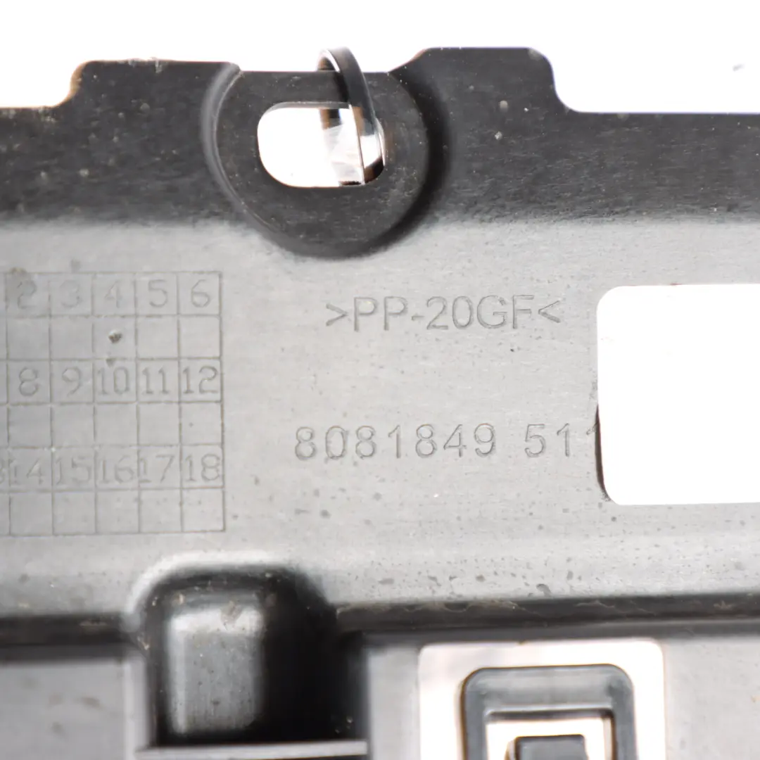 Bumper M Sport Absorber Reinforcement Mount Support to BMW G01 LCI Rear with Part number 8081849 BMW G01 LCI Rear Bumper M Sport Absorber Reinforcement Mount Support - SKU 8081849 - Part number 8081849