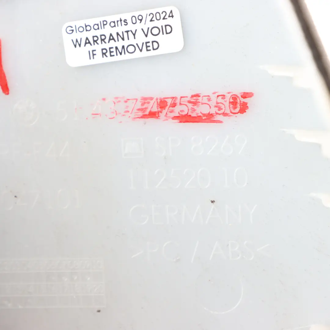 Cubierta Columna B-Pilar Puerta Trasera Derecha Negro Ribete para BMW F44 con número de pieza 8096754 BMW F44 Cubierta Columna B-Pilar Puerta Trasera Derecha Negro Ribete - SKU 8096754 - Número de pieza 8096754