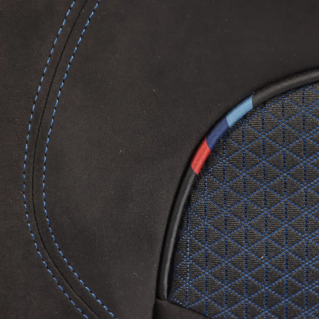 Backrest Interior Left N/S Cloth Trigon Alcantara Black to BMW F44 M135i Rear with Part number 8096857 BMW F44 M135i Rear Backrest Interior Left N/S Cloth Trigon Alcantara Black - SKU 8096857 - Part number 8096857