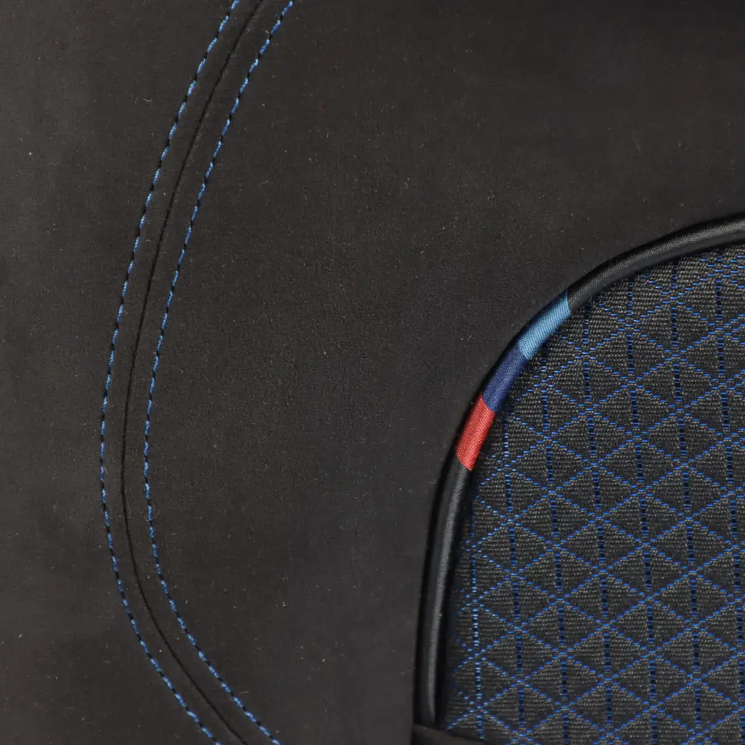 Oparcie Fotela Prawe Tył Alcantara Trigon Czarne do BMW F44 M135I o numerze 8096858 BMW F44 M135I Oparcie Fotela Prawe Tył Alcantara Trigon Czarne - SKU 8096858 - Numer Części 8096858