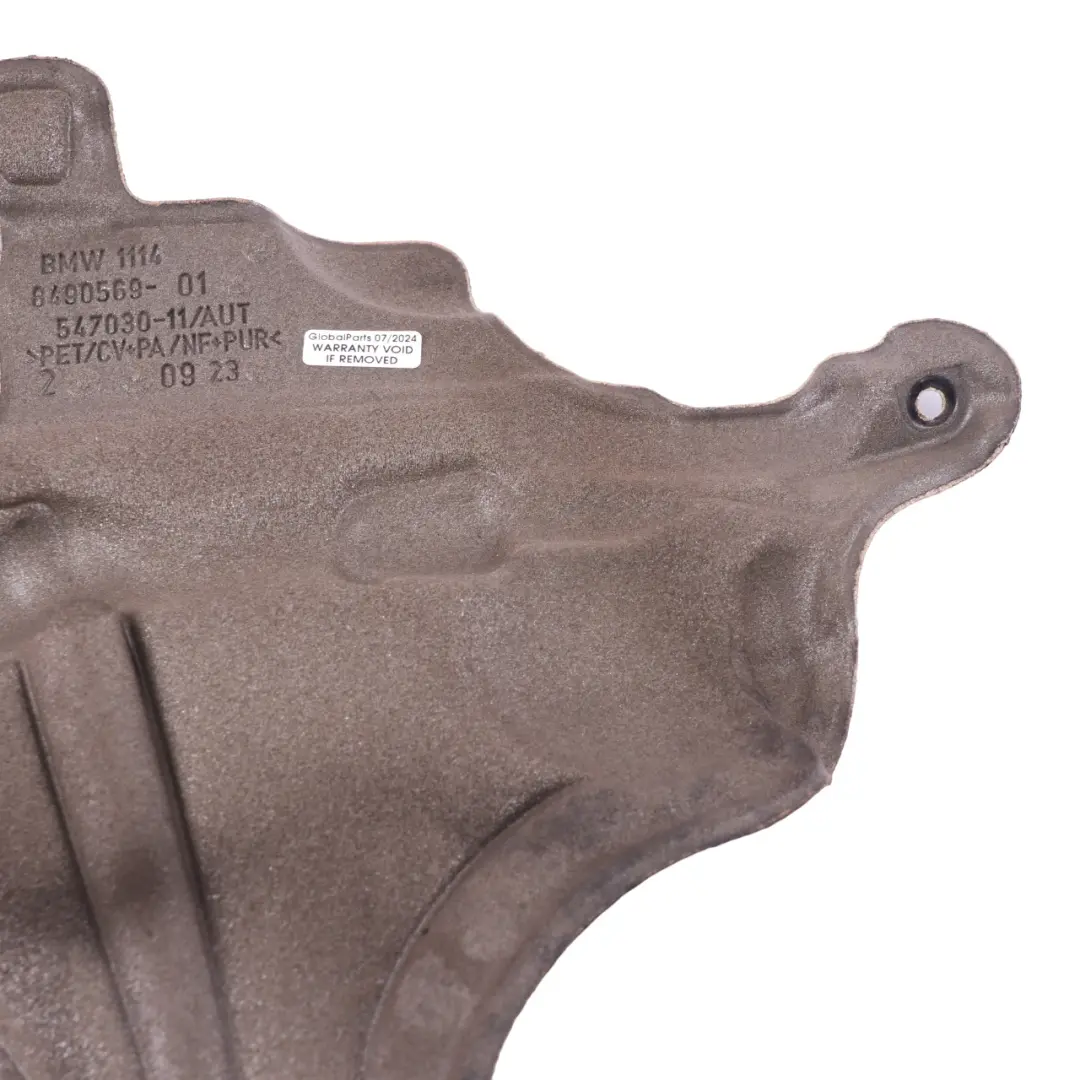 BMW F15 F16 F07 N57N N57Z Tapa Motor Delantero Panel Acústico - SKU 8490569 - Número de pieza 8490569