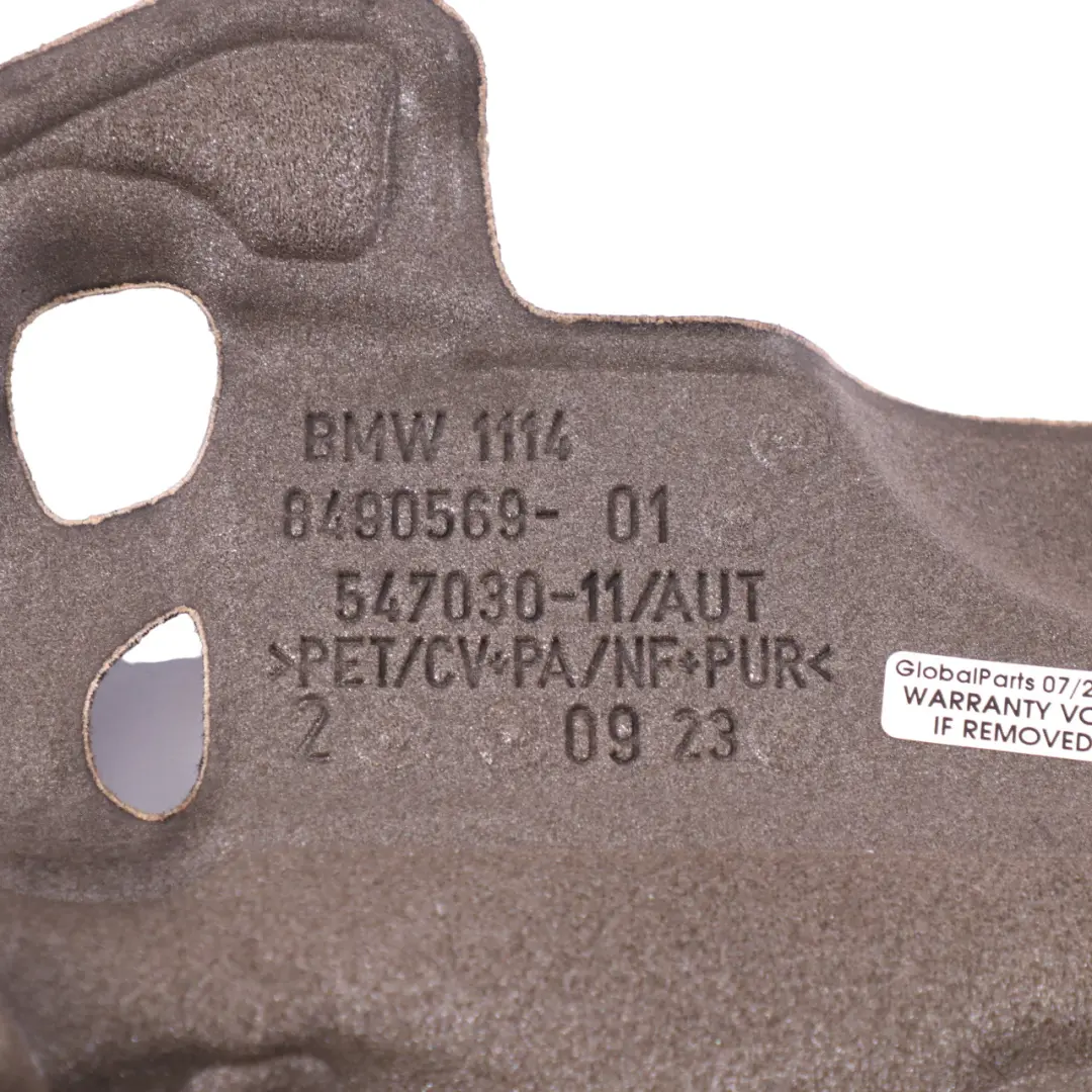 N57N N57Z Tapa Motor Delantero Panel Acústico para BMW F15 F16 F07 con número de pieza 8490569 BMW F15 F16 F07 N57N N57Z Tapa Motor Delantero Panel Acústico - SKU 8490569 - Número de pieza 8490569