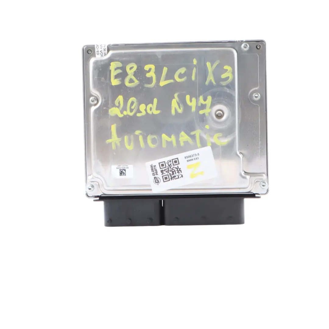 BMW X3 E83 LCI 2.0d N47 177HP Unidad Control Motor ECU DDE Automático - SKU 8506373-3 - Número de pieza 8506373