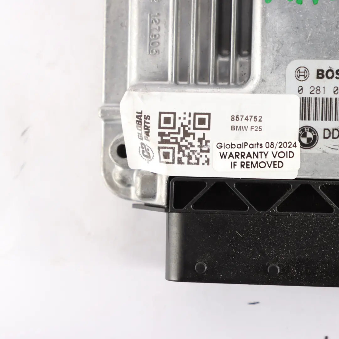 BMW F25 20dX B47 190HP Engine Control Unit Module ECU DDE Automatic - SKU 8574752 - Part number 8574752