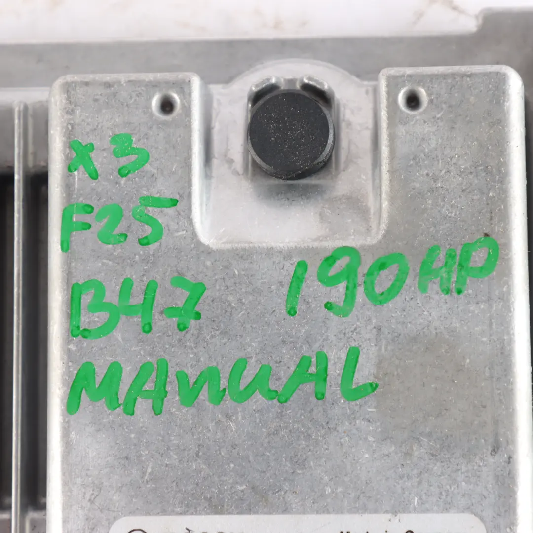 20dX B47 190HP Engine Control Unit Module ECU DDE Automatic to BMW F25 with Part number 8574752 BMW F25 20dX B47 190HP Engine Control Unit Module ECU DDE Automatic - SKU 8574752 - Part number 8574752