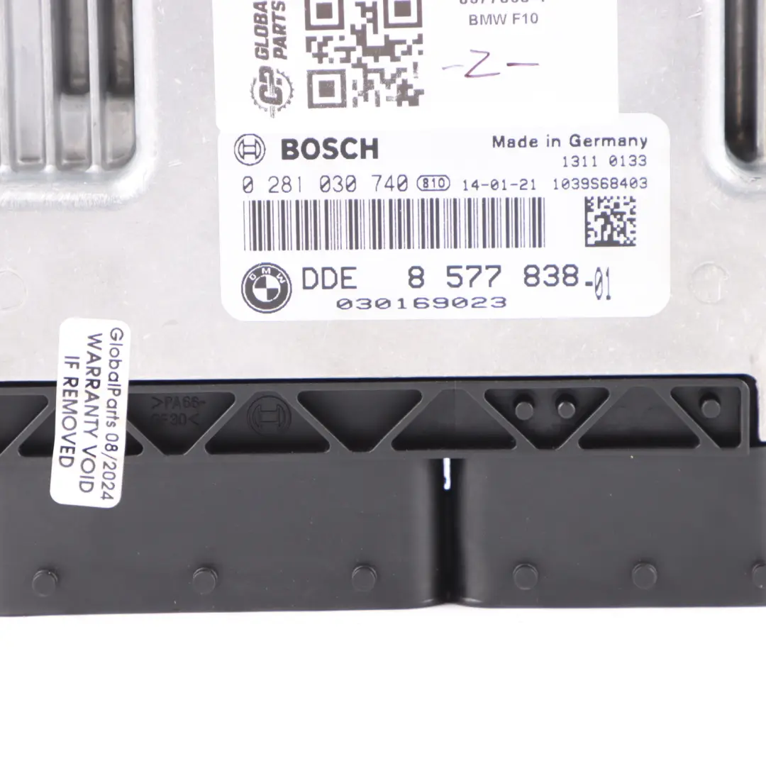 N57N 258HP Engine Unit ECU Kit DDE CAS4 Key Automatic to BMW F10 LCI 530d with Part number 8577838 BMW F10 LCI 530d N57N 258HP Engine Unit ECU Kit DDE CAS4 Key Automatic - SKU 8577838-1 - Part number 8577838