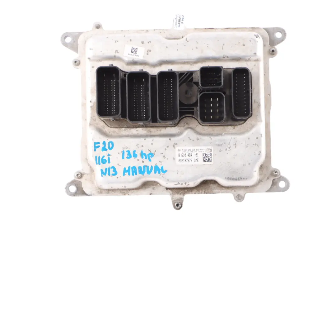 136HP Engine Control Unit ECU DME Key FEM to BMW F20 F21 116i F30 316i N13 with Part number 8610484 BMW F20 F21 116i F30 316i N13 136HP Engine Control Unit ECU DME Key FEM - SKU 8610484-7 - Part number 8610484