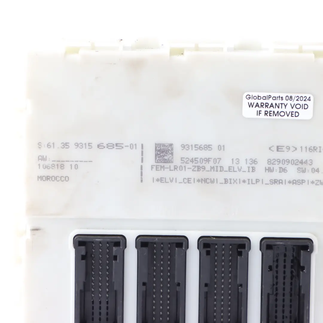 136HP Engine Control Unit ECU DME Key FEM to BMW F20 F21 116i F30 316i N13 with Part number 8610484 BMW F20 F21 116i F30 316i N13 136HP Engine Control Unit ECU DME Key FEM - SKU 8610484-7 - Part number 8610484