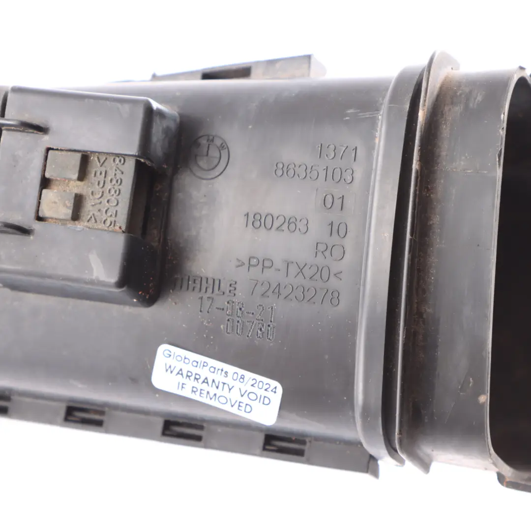 Intake Duct Tube to BMW G20 G21 Air with Part number 8635103 BMW G20 G21 Air Intake Duct Tube - SKU 8635103 - Part number 8635103