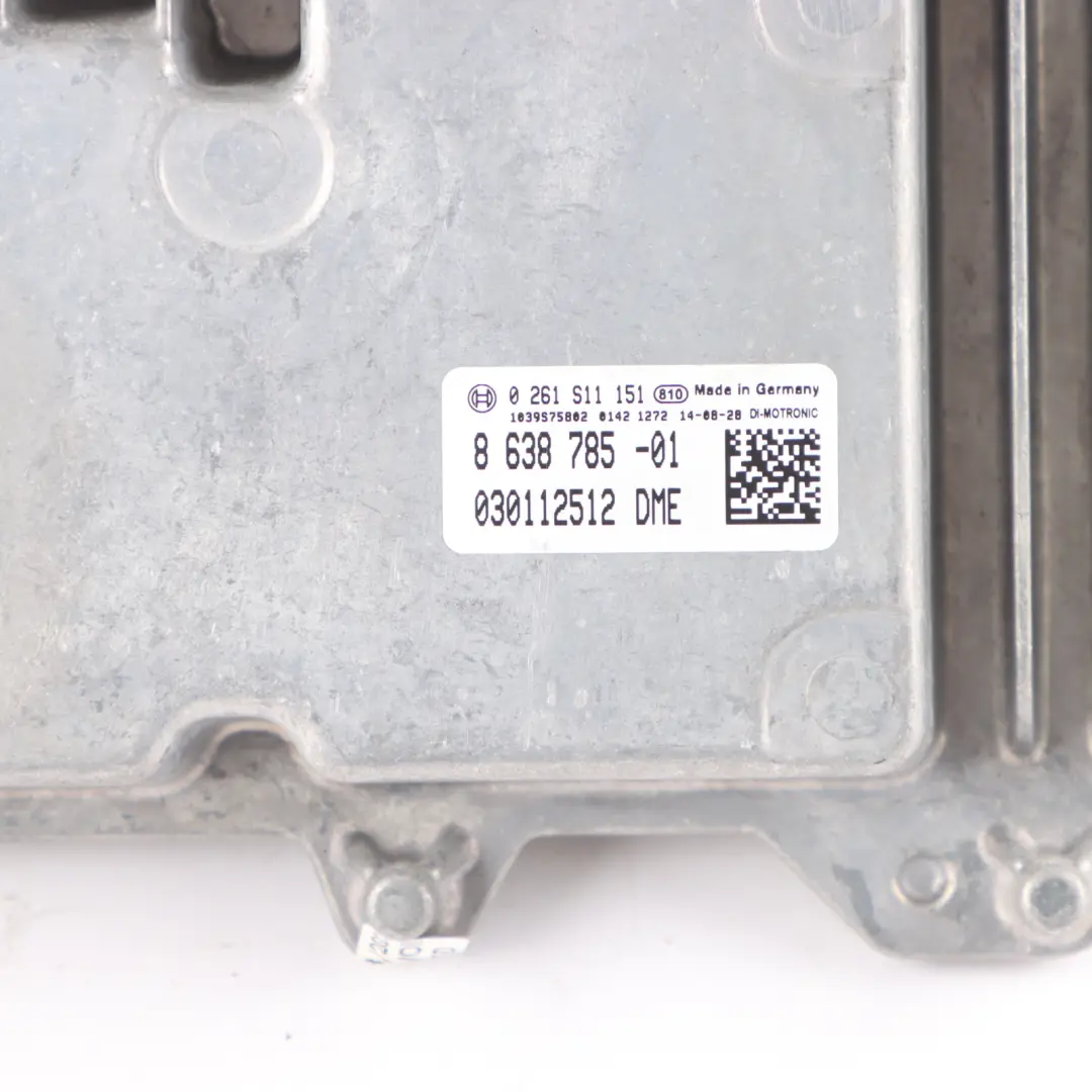 Mini Cooper F56 136HP Petrol B38 Engine ECU Kit DME + BDC + Key - SKU 8638785-1 - Part number 8638785