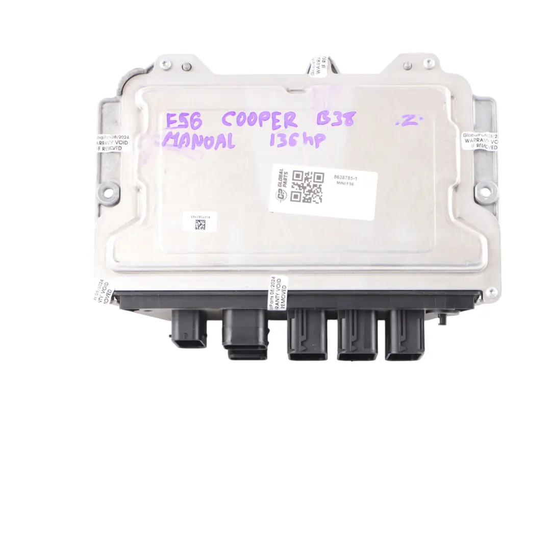 Mini Cooper F56 136HP Petrol B38 Engine ECU Kit DME + BDC + Key - SKU 8638785-1 - Part number 8638785