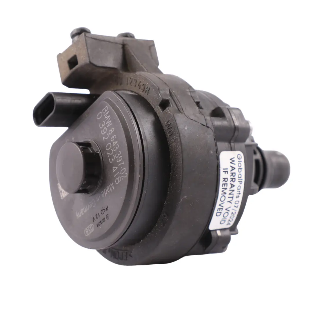 Water Pump BMW F45 Mini F60 B38X Hybrid Electric Auxiliary Coolant Unit to with Part number 8643397 Water Pump BMW F45 Mini F60 B38X Hybrid Electric Auxiliary Coolant Unit - SKU 8643397 - Part number 8643397