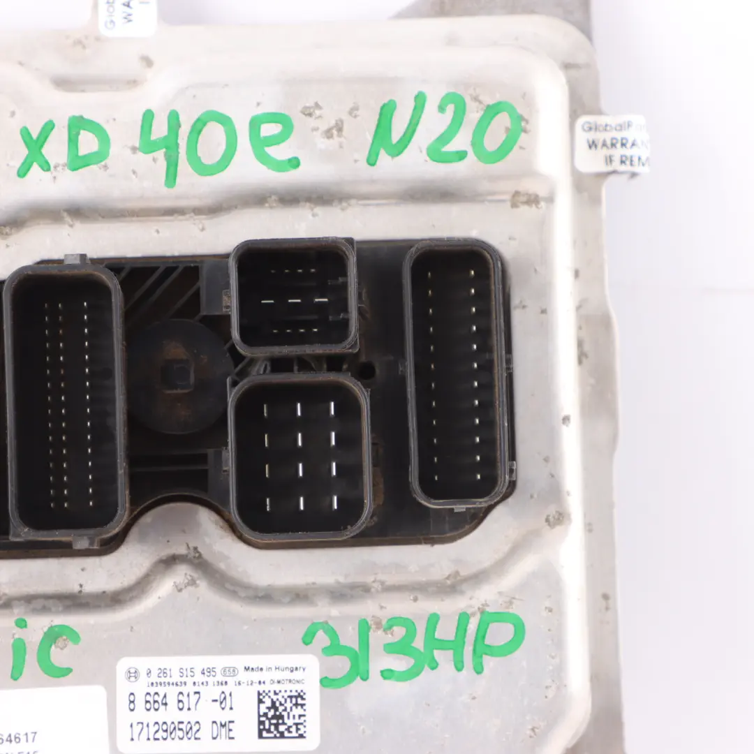 40eX N20 313HP Engine Control Unit ECU Unit DME Automatic to BMW X5 F15 with Part number 8664617 BMW X5 F15 40eX N20 313HP Engine Control Unit ECU Unit DME Automatic - SKU 8664617 - Part number 8664617