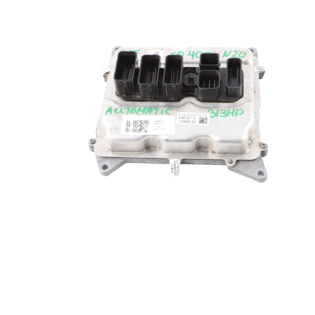BMW X5 F15 40eX N20 313HP Engine Control Unit ECU Unit DME Automatic - SKU 8664617 - Part number 8664617