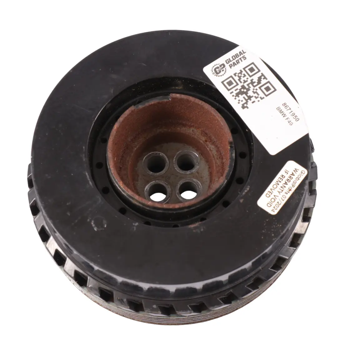 Crankshaft Pulley BMW F39 F40 Mini F60 B48A20E Belt Vibration Damper to with Part number 8671950 Crankshaft Pulley BMW F39 F40 Mini F60 B48A20E Belt Vibration Damper - SKU 8671950 - Part number 8671950