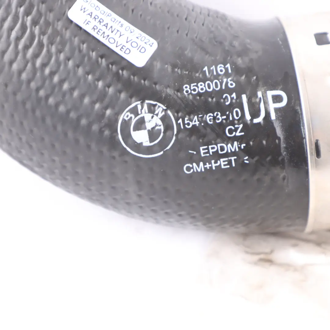 Charge Line Hose Pipe to BMW X3 G01 Intercooler with Part number 8680078 BMW X3 G01 Intercooler Charge Line Hose Pipe - SKU 8580078 - Part number 8680078