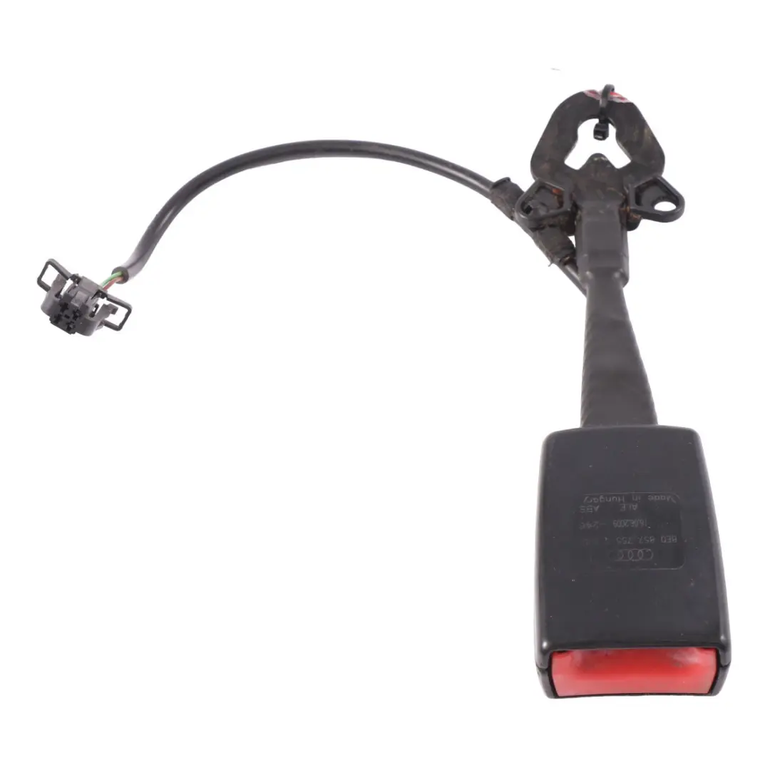 Belt Buckle Front Left N/S Latch Catch to Audi A6 C6 Seat with Part number 8E0857755Q Audi A6 C6 Seat Belt Buckle Front Left N/S Latch Catch - SKU 8E0857755Q - Part number 8E0857755Q