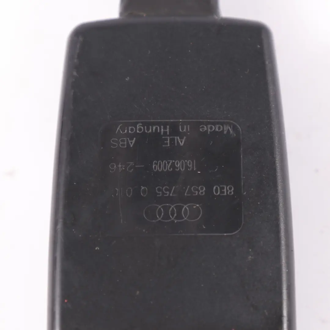 Audi A6 C6 Boucle ceinture sécurité avant gauche Catch - SKU 8E0857755Q - Numéro de pièce 8E0857755Q