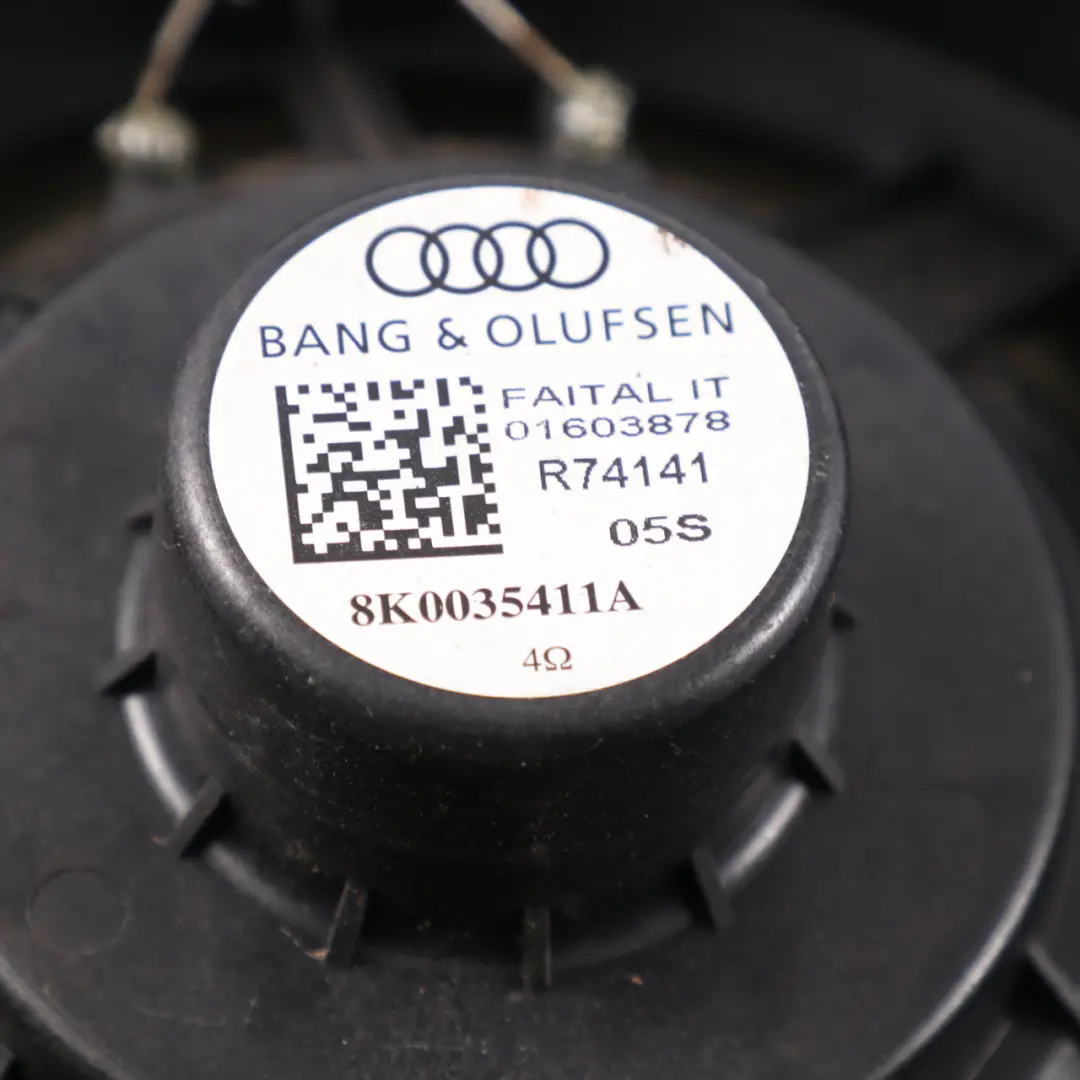 Haut parleur Porte Arrière Gauche Droite Bang & Olufsen pour Audi A4 B8 à propos du numéro de pièce 8K0035411A Audi A4 B8 Haut parleur Porte Arrière Gauche Droite Bang & Olufsen - SKU 8K0035411A - Numéro de pièce 8K0035411A
