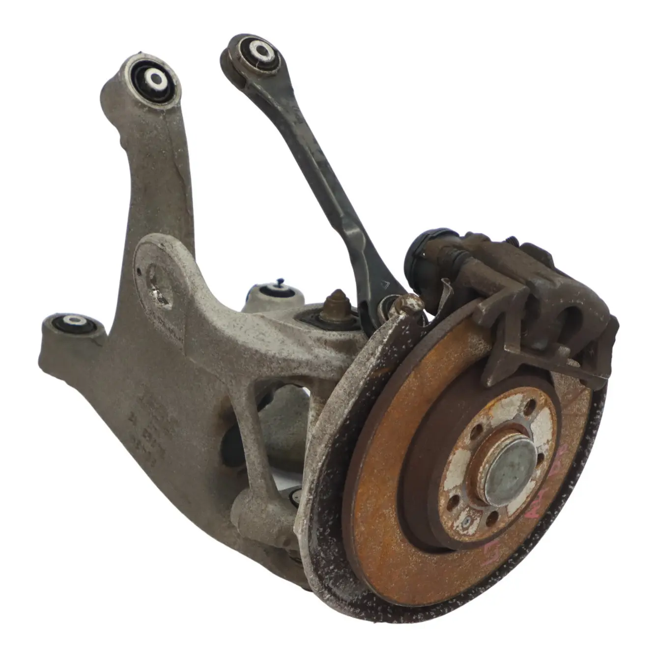 Audi A4 B8 mozzo ruota posteriore sinistra sospensione gamba ruota freno disco