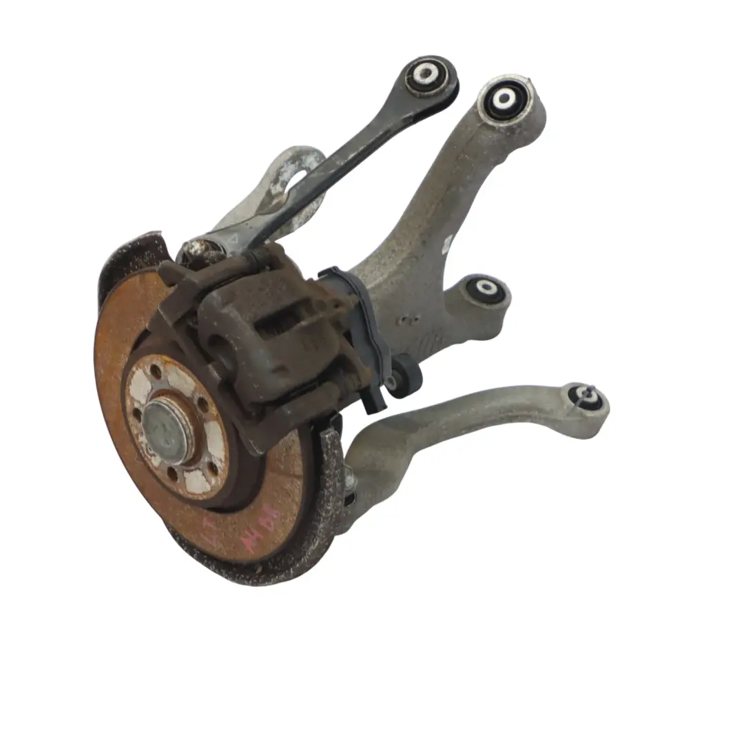 Audi A4 B8 Moyeu de Roue Arrière Gauche Suspension Leg Roue Frein Disque Etrier - SKU 8K0505431AP-1 - Numéro de pièce 8K0505431AP