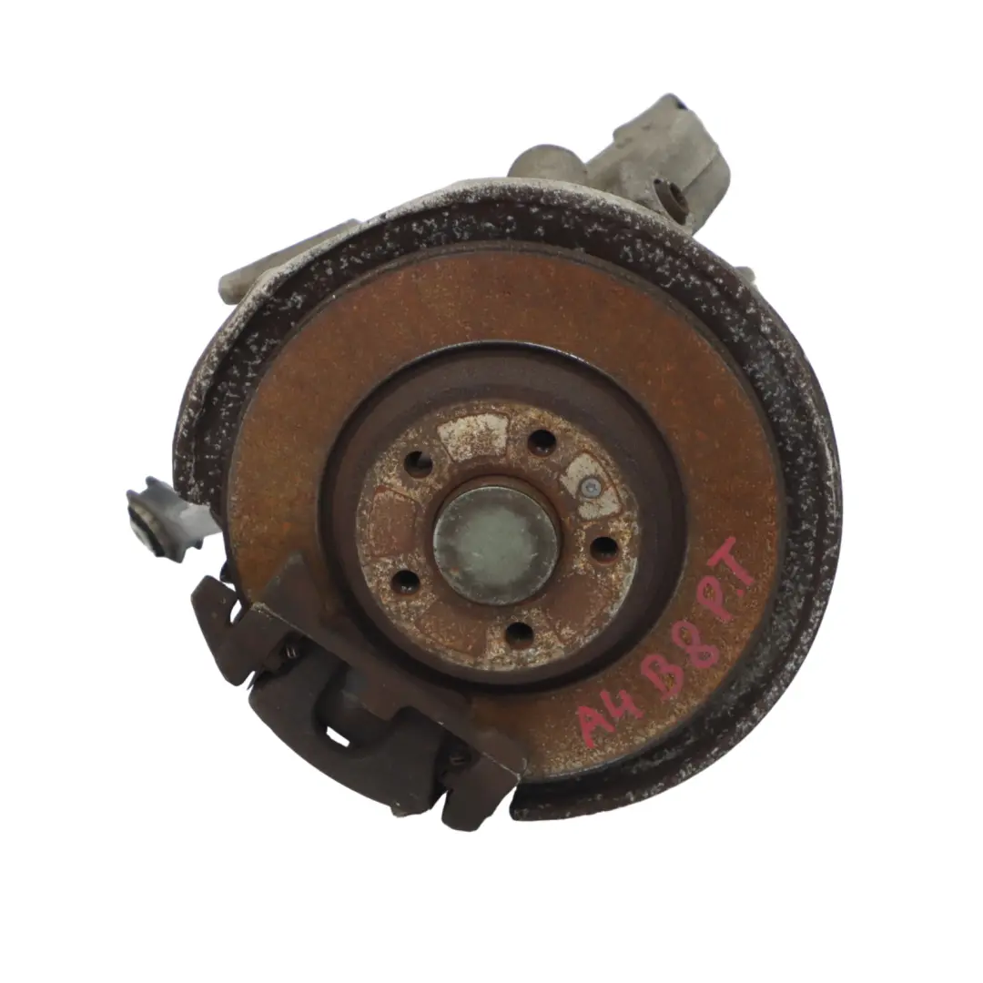 Audi A4 B8 Cubo de rueda trasera derecha Suspensión Pierna Rueda Freno Disco - SKU 8K0505432AP - Número de pieza 8K0505432AP