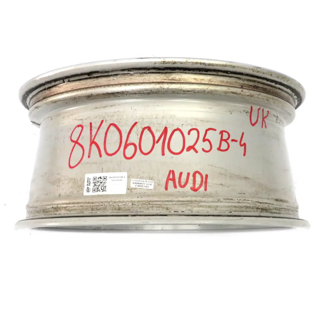 Audi A4 B8 Silver Wheel Alloy Rim 17" ET:45 7,5J - SKU 8K0601025B-4 - Part number 8K0601025B