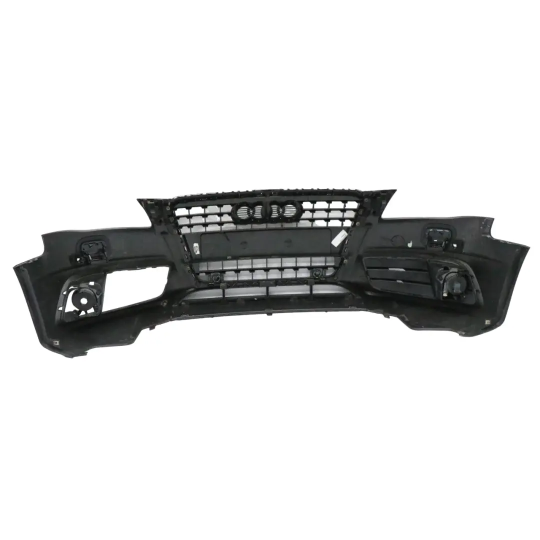 Audi A4 B8 Front Bumper Trim Panel Cover Brilliant Black - LY9B - SKU 8K0807105-BBL - Part number 8K0807105