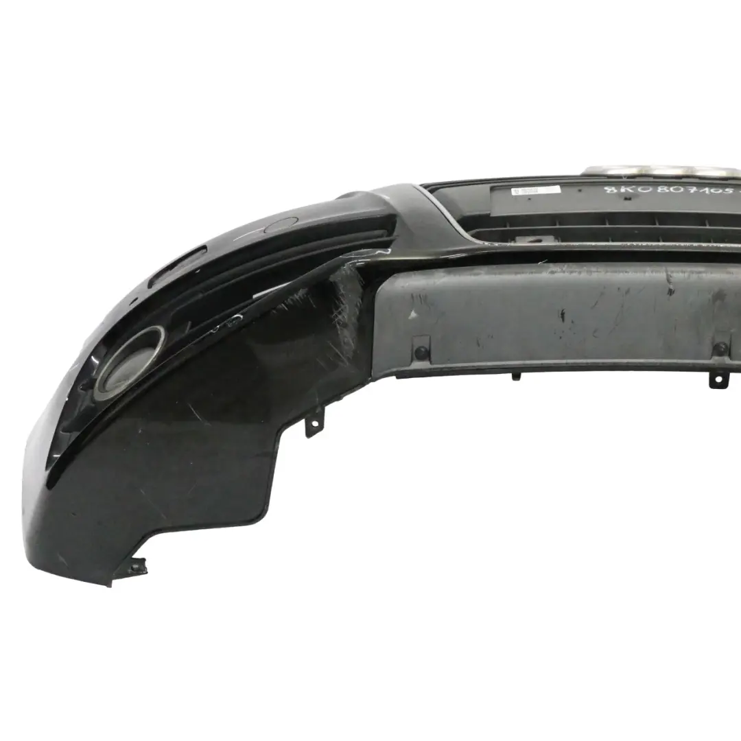 Front Bumper Trim Panel Cover Brilliant Black - LY9B to Audi A4 B8 with Part number 8K0807105 Audi A4 B8 Front Bumper Trim Panel Cover Brilliant Black - LY9B - SKU 8K0807105-BBL - Part number 8K0807105