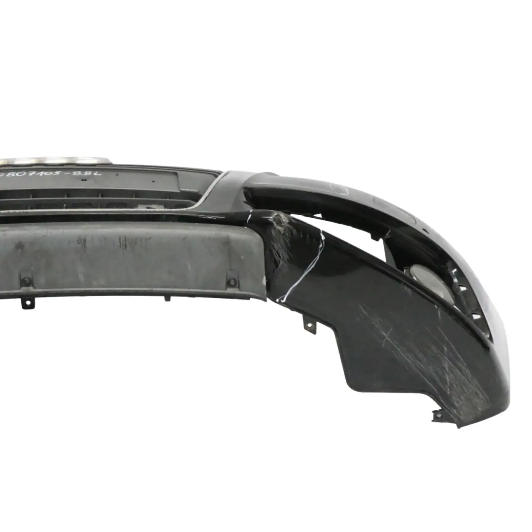 Audi A4 B8 Front Bumper Trim Panel Cover Brilliant Black - LY9B - SKU 8K0807105-BBL - Part number 8K0807105