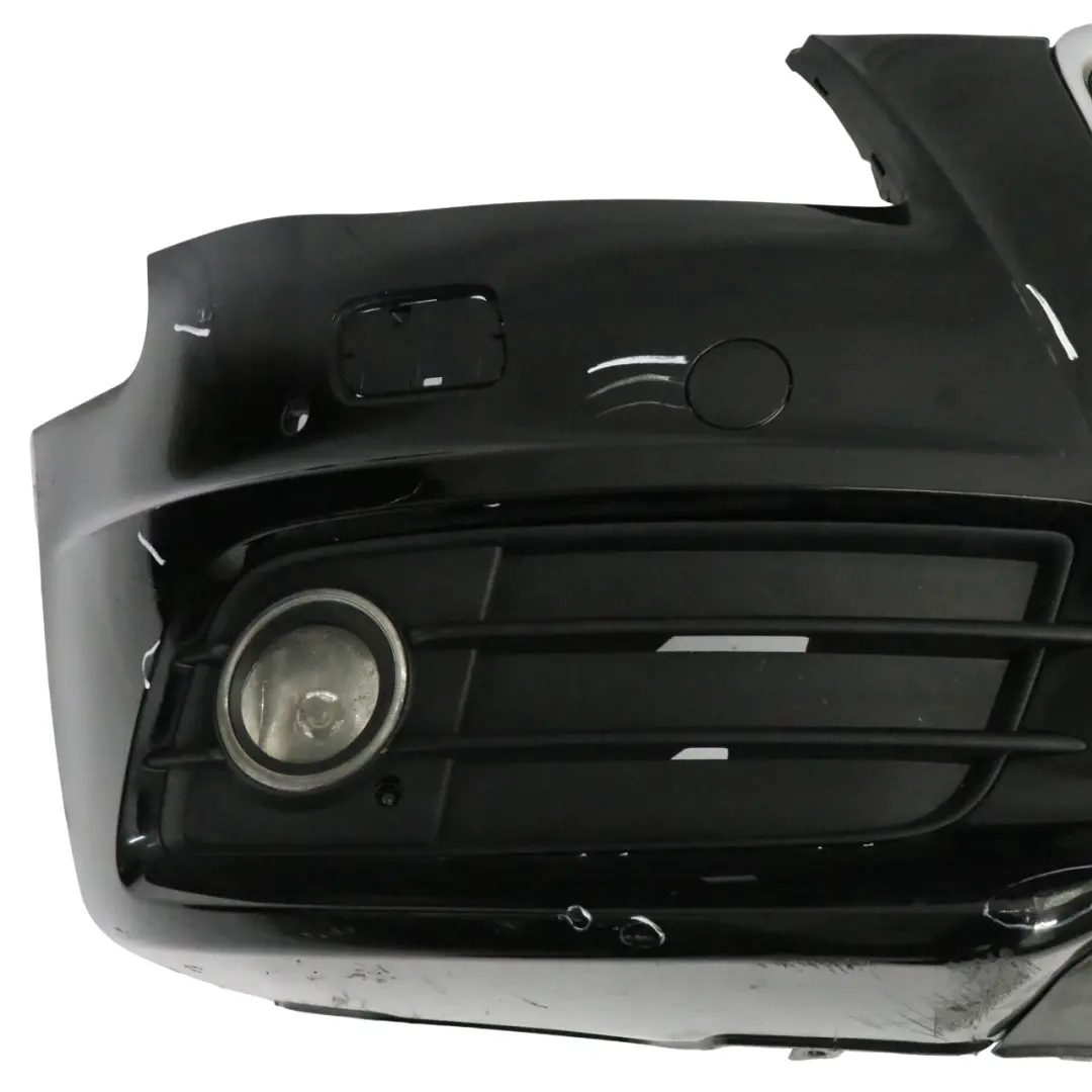 Audi A4 B8 Front Bumper Trim Panel Cover Brilliant Black - LY9B - SKU 8K0807105-BBL - Part number 8K0807105