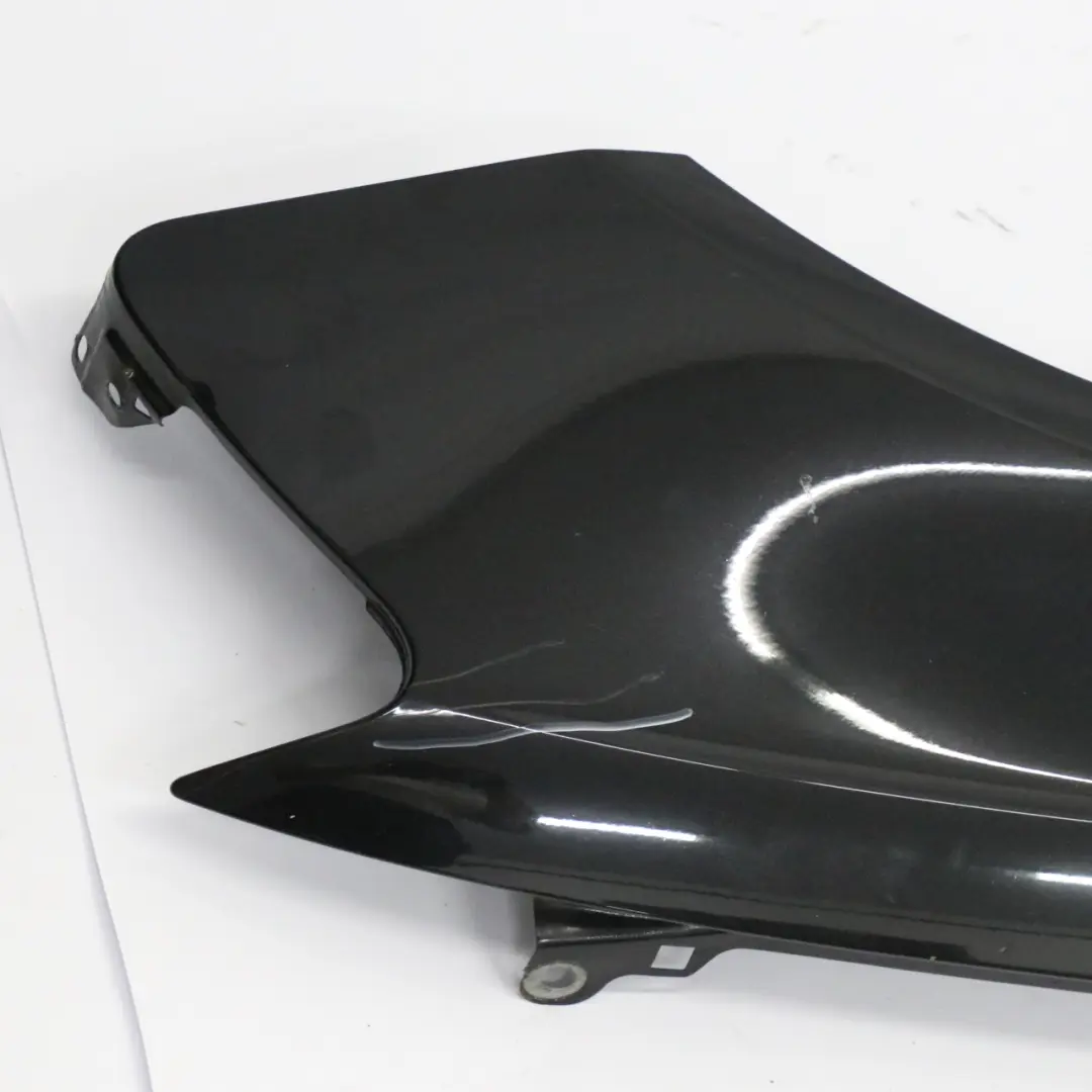 Audi A4 B8 Panneau latéral avant aile droite Cache aile Brilliant Noir - LY9B - SKU 8K0821106A-BBL - Numéro de pièce 8K0821106A-BBL