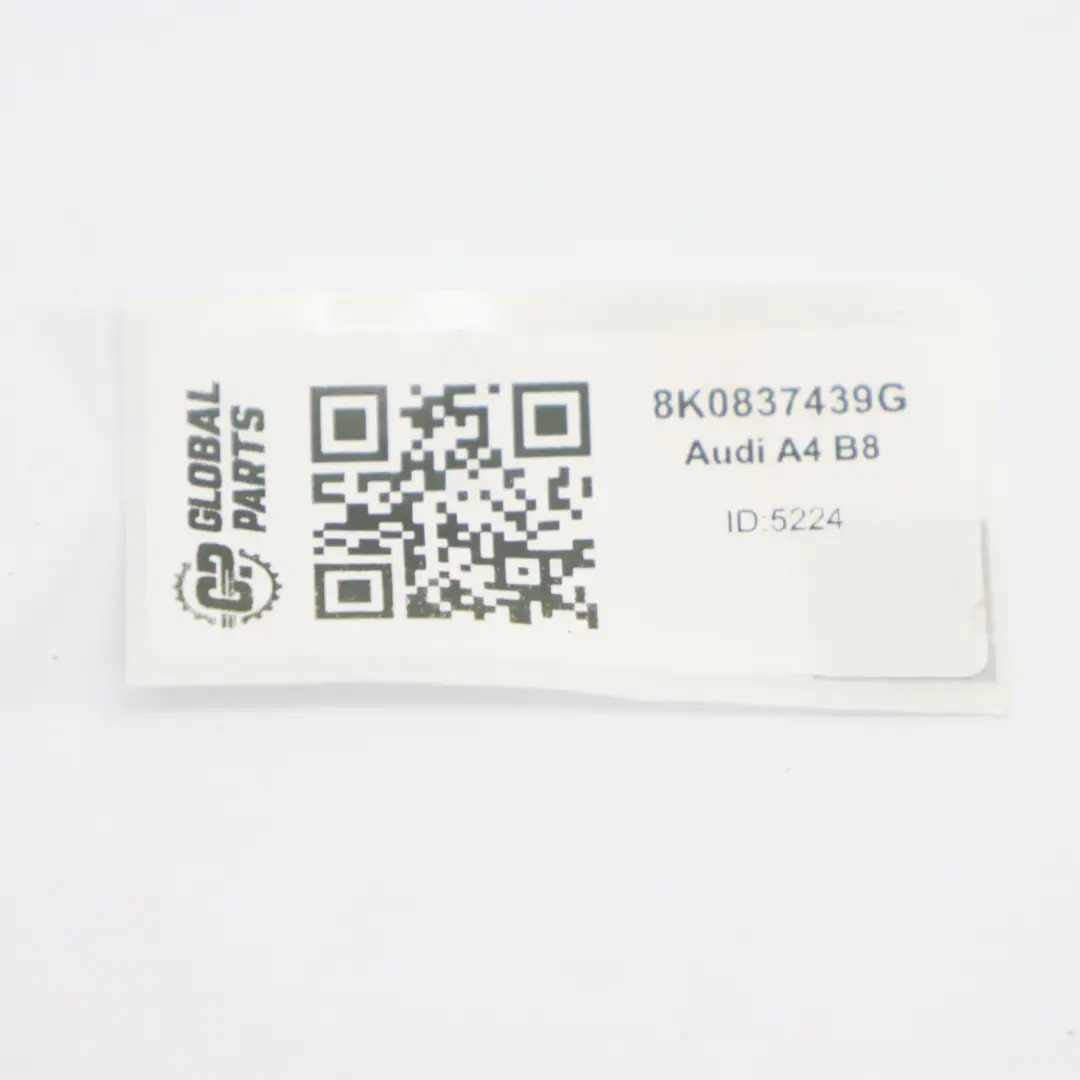 Audi A4 B8 Window Seal Door Front Left N/S Weatherstrip Gasket Rubber - SKU 8K0837439G - Part number 8K0837439G