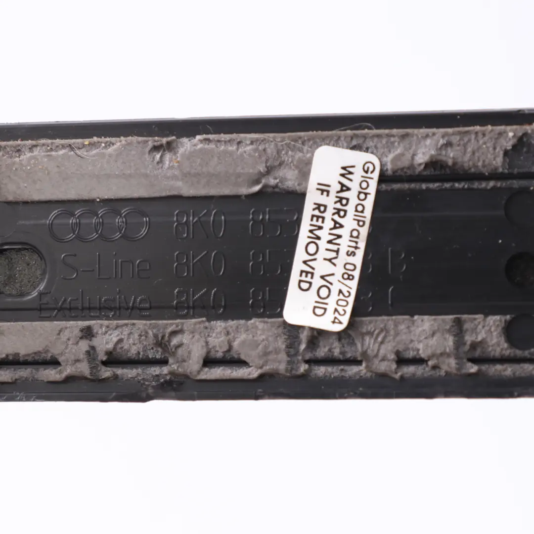Listwa Nakładka Progowa Lewy Przód do Audi A4 B8 S-Line o numerze 8K0853373B Audi A4 B8 S-Line Listwa Nakładka Progowa Lewy Przód - SKU 8K0853373B - Numer Części 8K0853373B