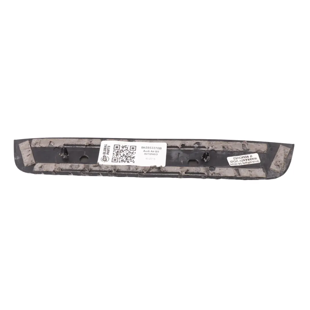 Audi A4 B8 S-Line Door Sill Trim Rear Right O/S Step Plate Cover - SKU 8K0853376B - Part number 8K0853376B