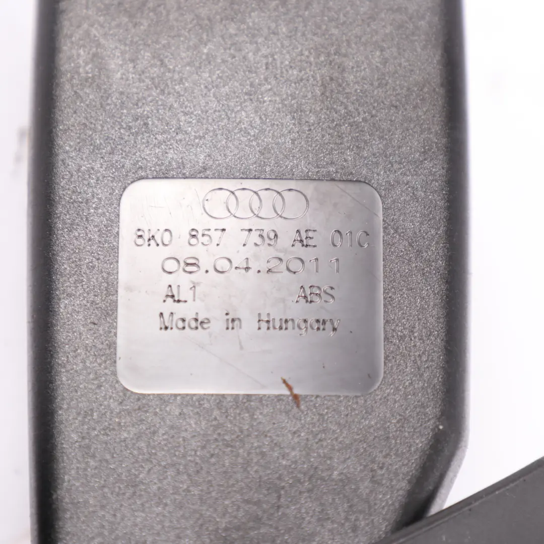 Audi A4 B8 Seat Belt Buckle Middle Twin Latch Rear 8K0857739AE - SKU 8K0857739AE-1 - Part number 8K0857797