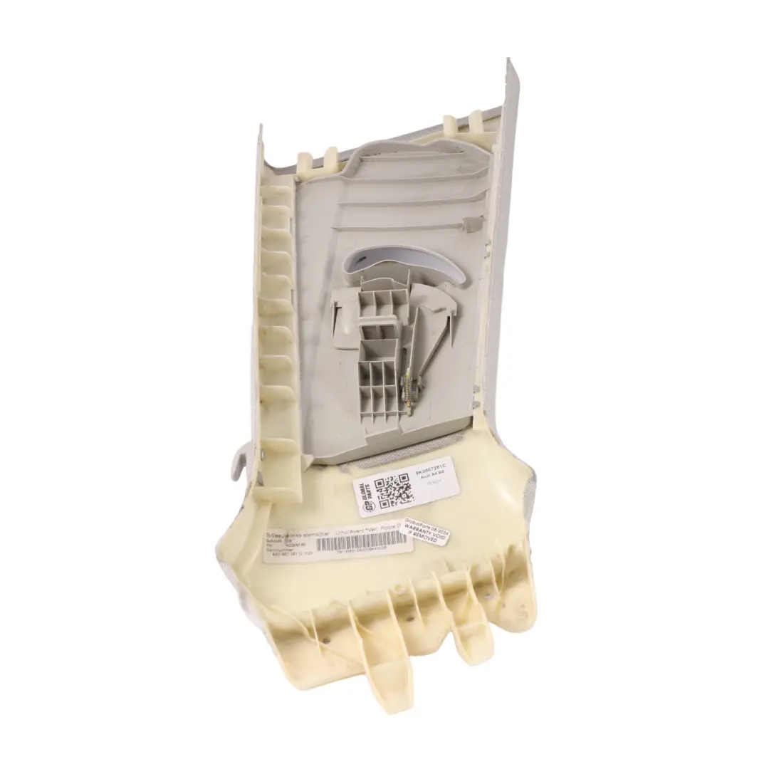 B-Panneau d'habillage du montant gauche gris pour Audi A4 B8 à propos du numéro de pièce 8K0867281C Audi A4 B8 B-Panneau d'habillage du montant gauche gris - SKU 8K0867281C - Numéro de pièce 8K0867281C