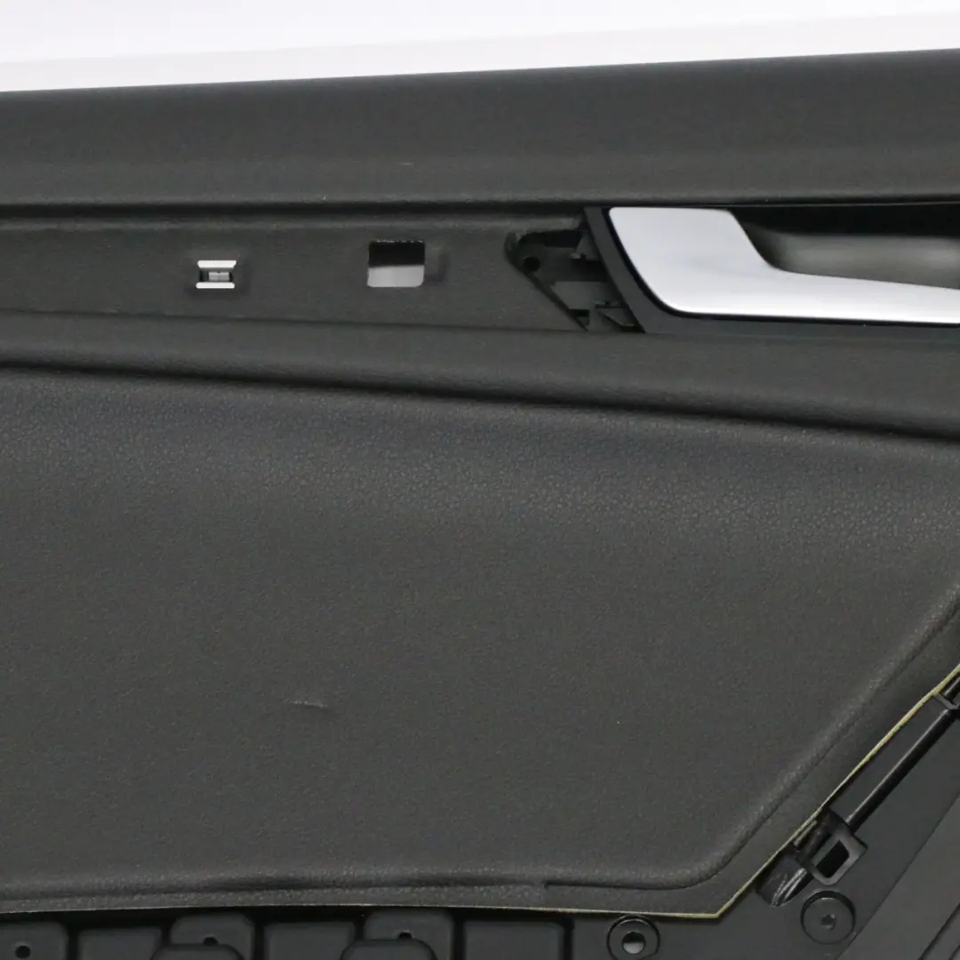 Door Card Rear Left N/S Lining Trim Panel Black to Audi A4 B8 with Part number 8K0867303A Audi A4 B8 Door Card Rear Left N/S Lining Trim Panel Black - SKU 8K0867303A - Part number 8K0867303A