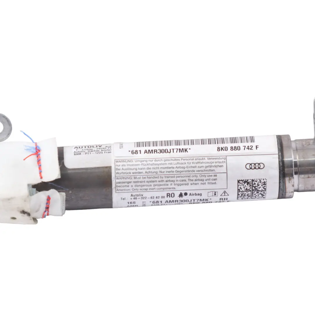 Audi A4 B8 Modulo d'aria a tendina tetto destro sicurezza - SKU 8K0880742F - Numero di parte 8K0880742F