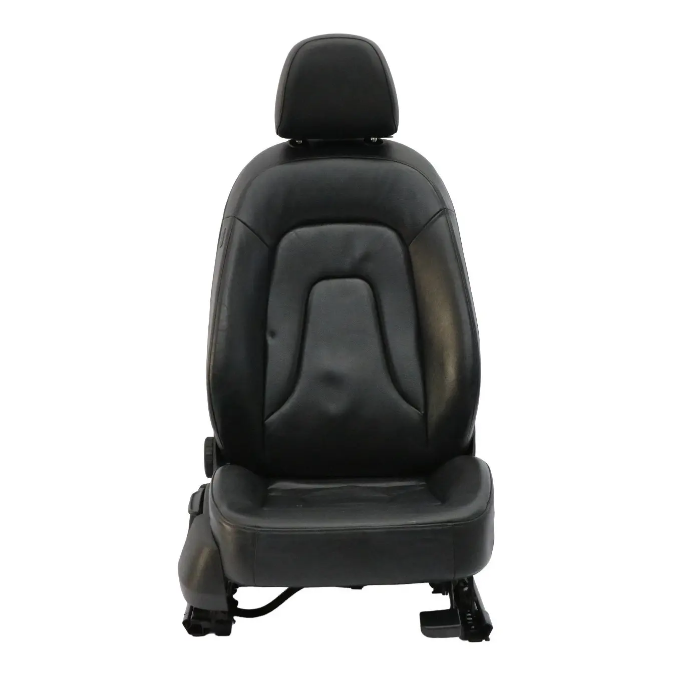 Audi A4 B8 Sedile Anteriore Destro Interno Pelle Nero