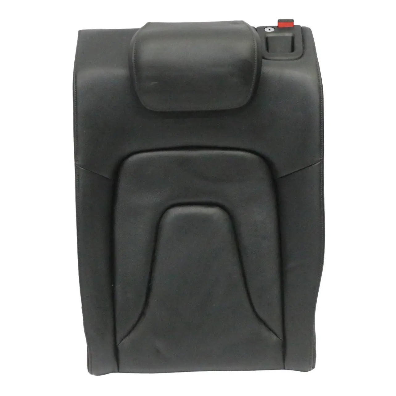 Audi A4 B8 Rear Seat Left N/S Backrest Cover Black Leather Soul