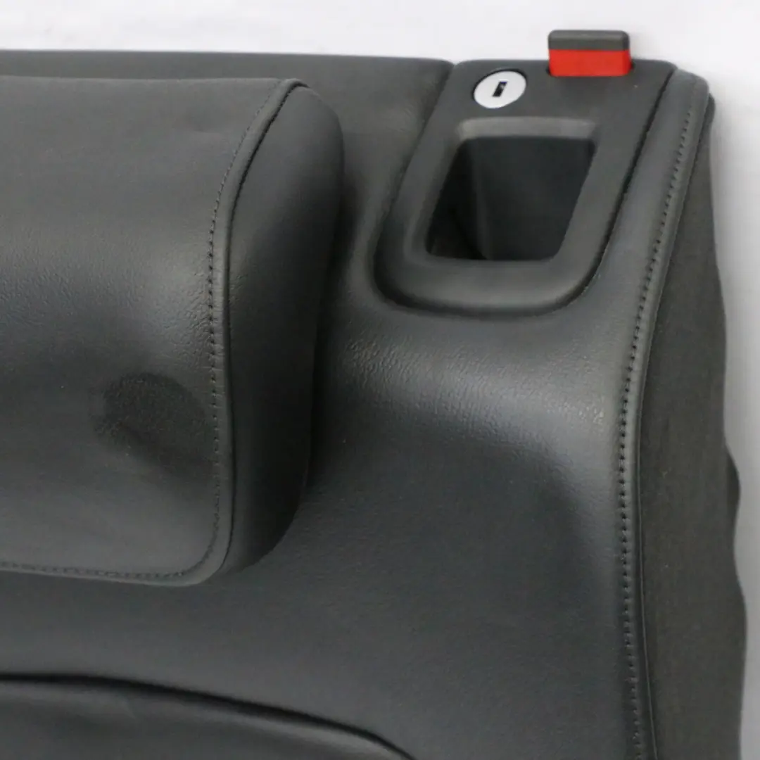 Audi A4 B8 Rear Seat Left N/S Backrest Cover Black Leather Soul - SKU 8K0885805P - Part number 8K0885805P