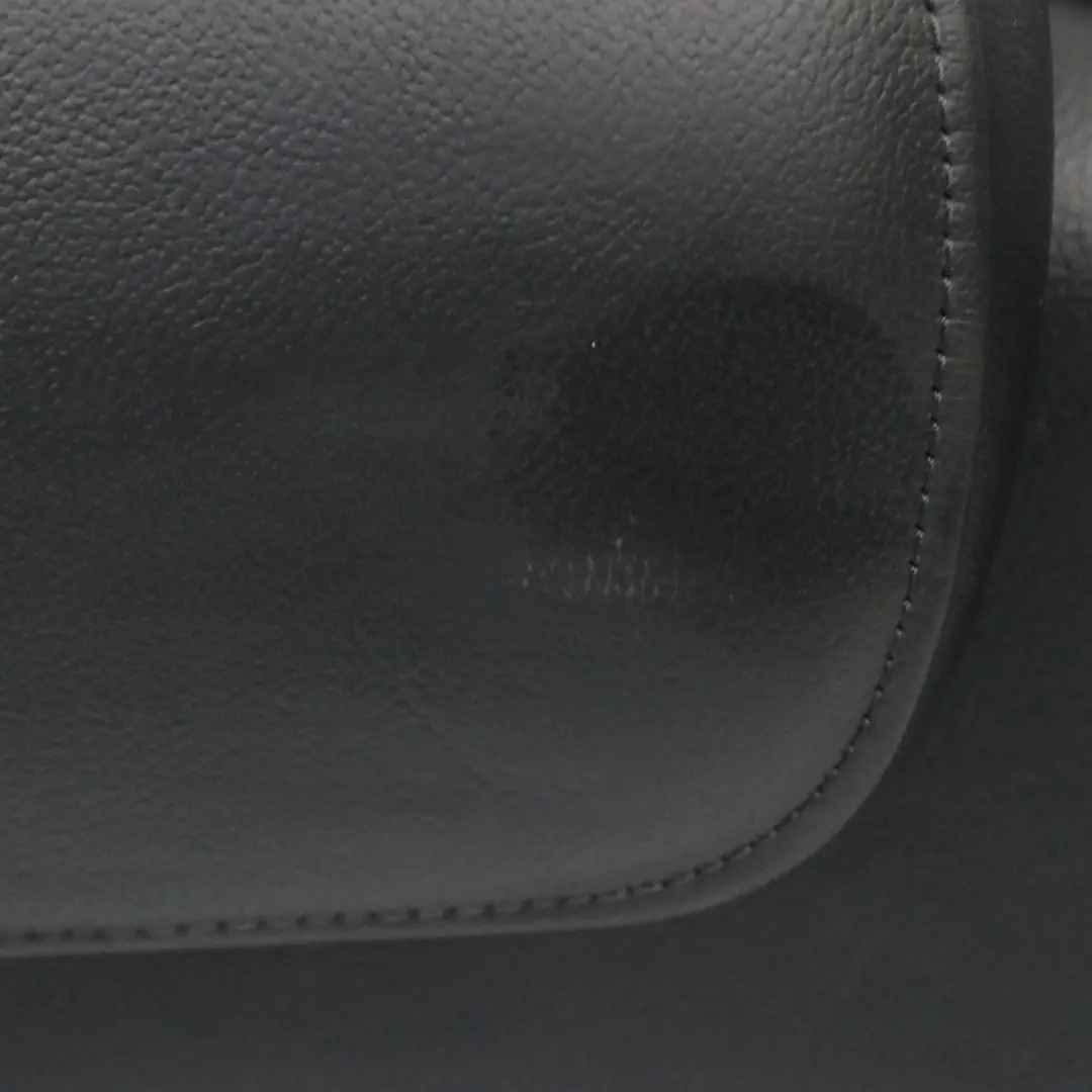 Audi A4 B8 Rear Seat Left N/S Backrest Cover Black Leather Soul - SKU 8K0885805P - Part number 8K0885805P