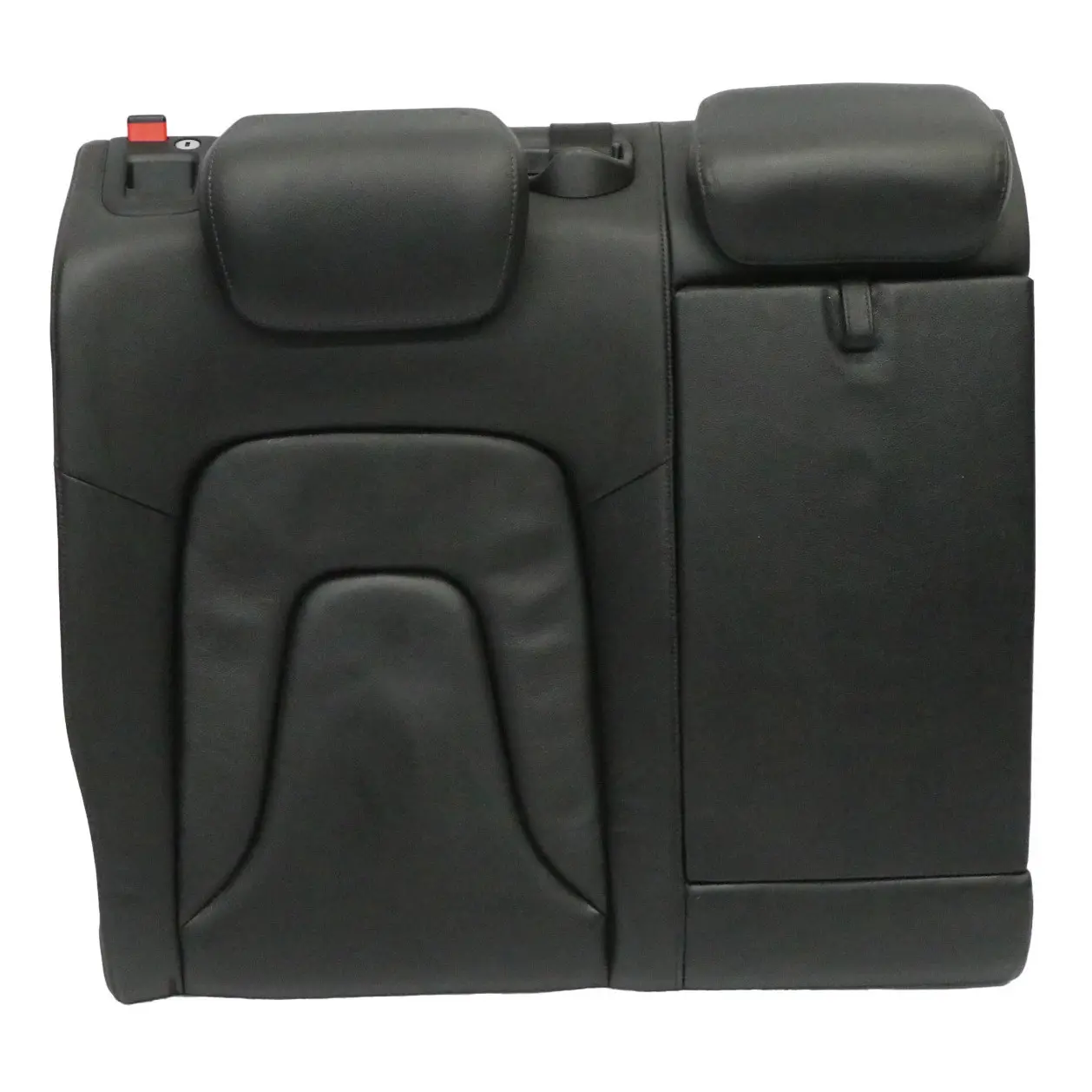 Audi A4 B8 Rear Seat Right O/S Backrest Covering Black Leather Soul