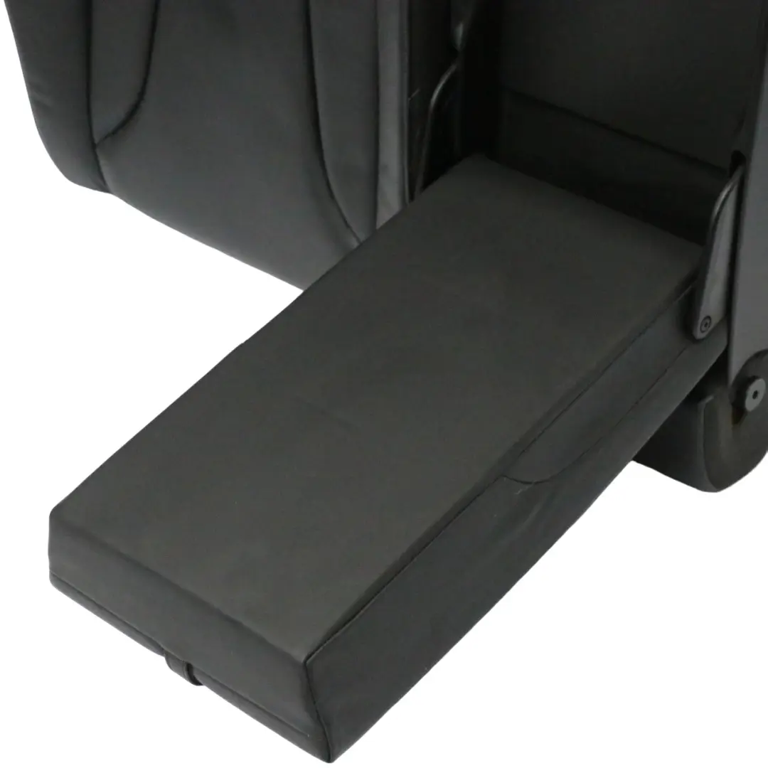 Right O/S Backrest Covering Black Leather Soul Audi A4 B8 Rear Seat - SKU 8K0885806N-1 - Part number 8K0885806N