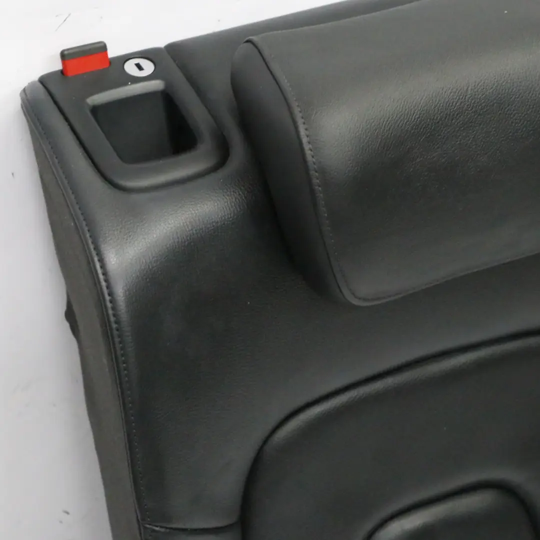 Audi A4 B8 Rear Seat Right O/S Backrest Cover Black Leather Soul - SKU 8K0885806N - Part number 8K0885806N
