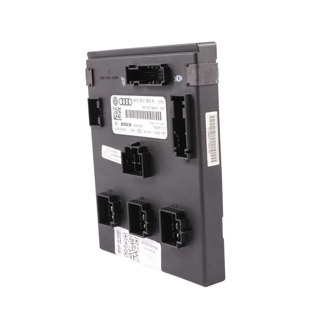 Unidad Confort Body Control Módulo BCM Unidad ECU 8K0907063K para Audi A4 B8 con número de pieza 8K0907063BE Audi A4 B8 Unidad Confort Body Control Módulo BCM Unidad ECU 8K0907063K - SKU 8K0907063BE - Número de pieza 8K0907063BE