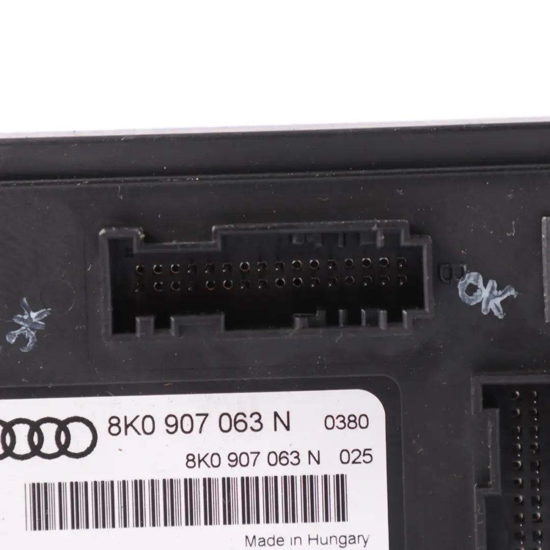 Body Control Komfortgerät Modul BCM Einheit ECU für Audi A4 B8 mit Teilenummer 8K0907063N Audi A4 B8 Body Control Komfortgerät Modul BCM Einheit ECU - SKU 8K0907063N - Teilenummer 8K0907063N