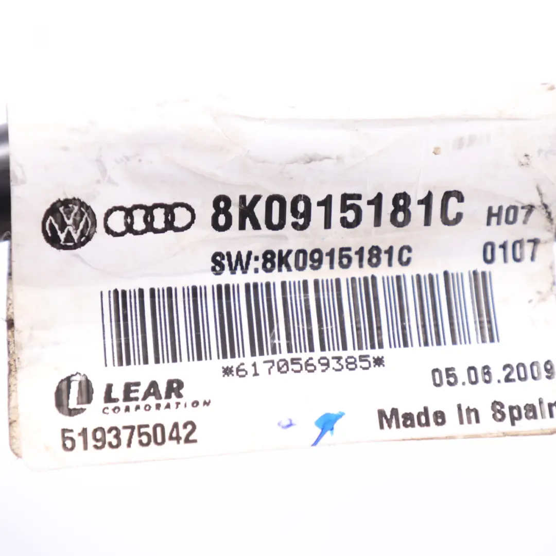 Audi A6 C6 Batería Terminal Negativo Cableado Cable - SKU 8K0915181C - Número de pieza 8K0915181C